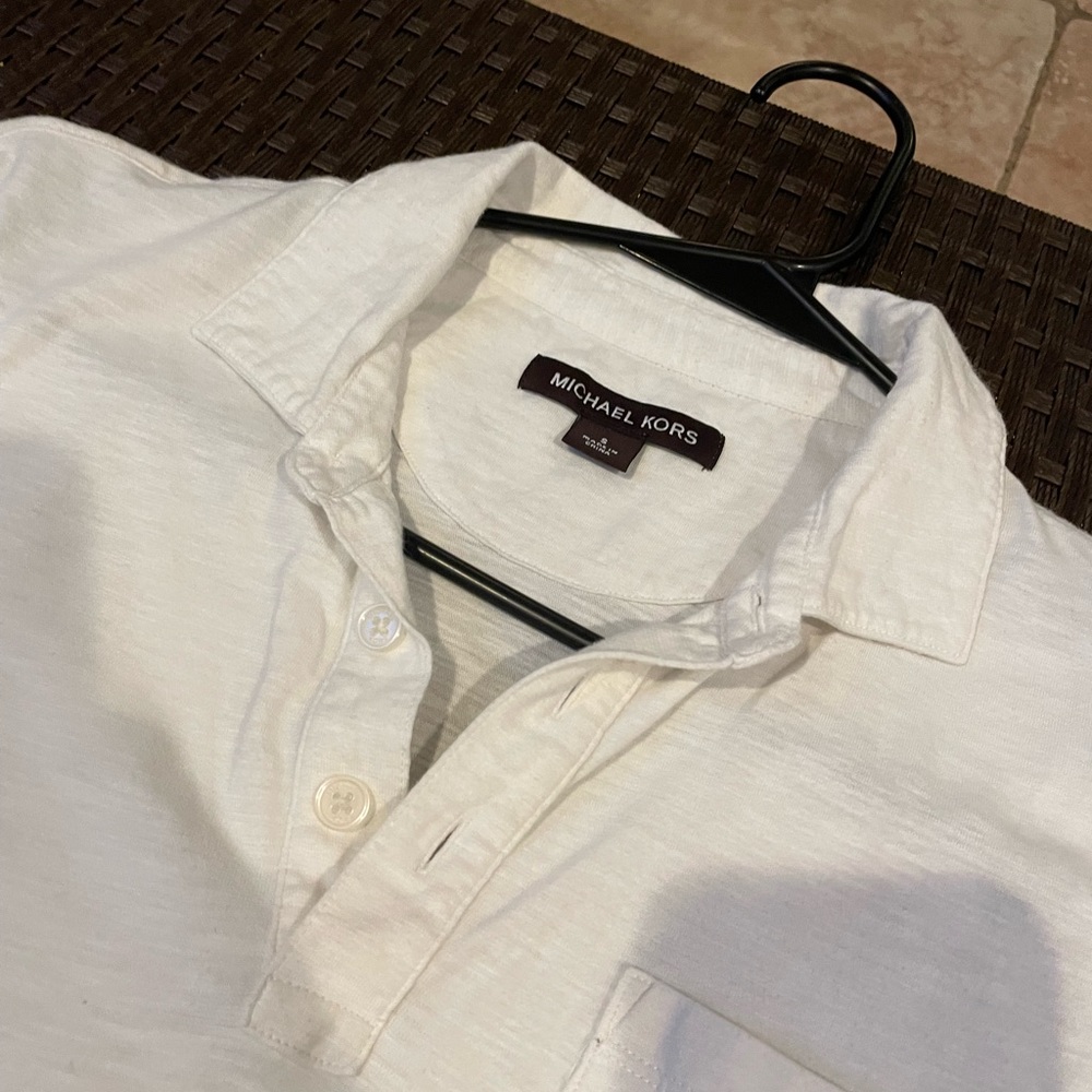 Michael Kors Button Up T-Shirt - Picture 2 of 3